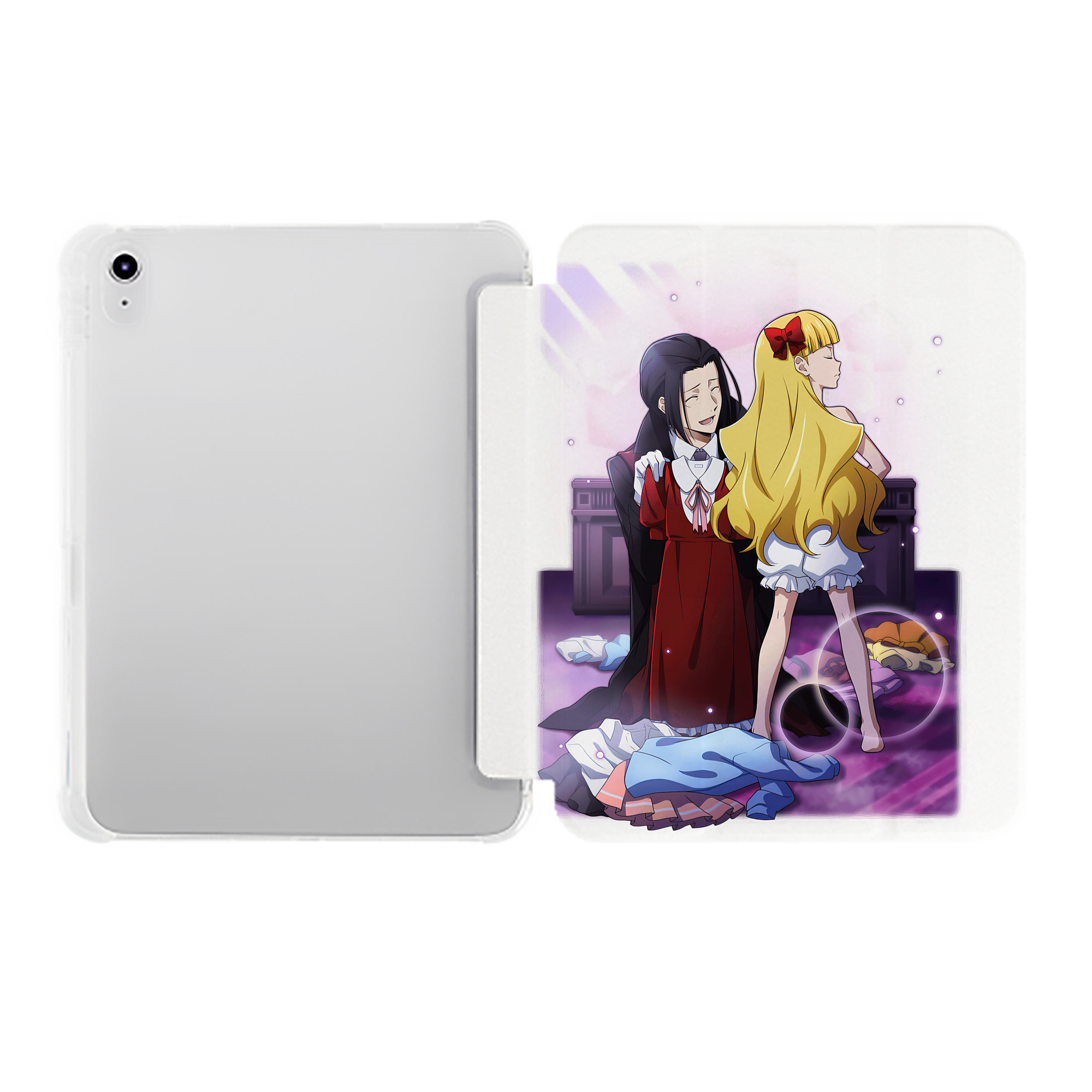 （画像用） 文豪ストレイドッグス Bungo Stray Dogs IPad ケース ペン収納付き 三つ折りスタンド PUレザー×シリコン 対応機種9.5/10.5/10.9インチ
